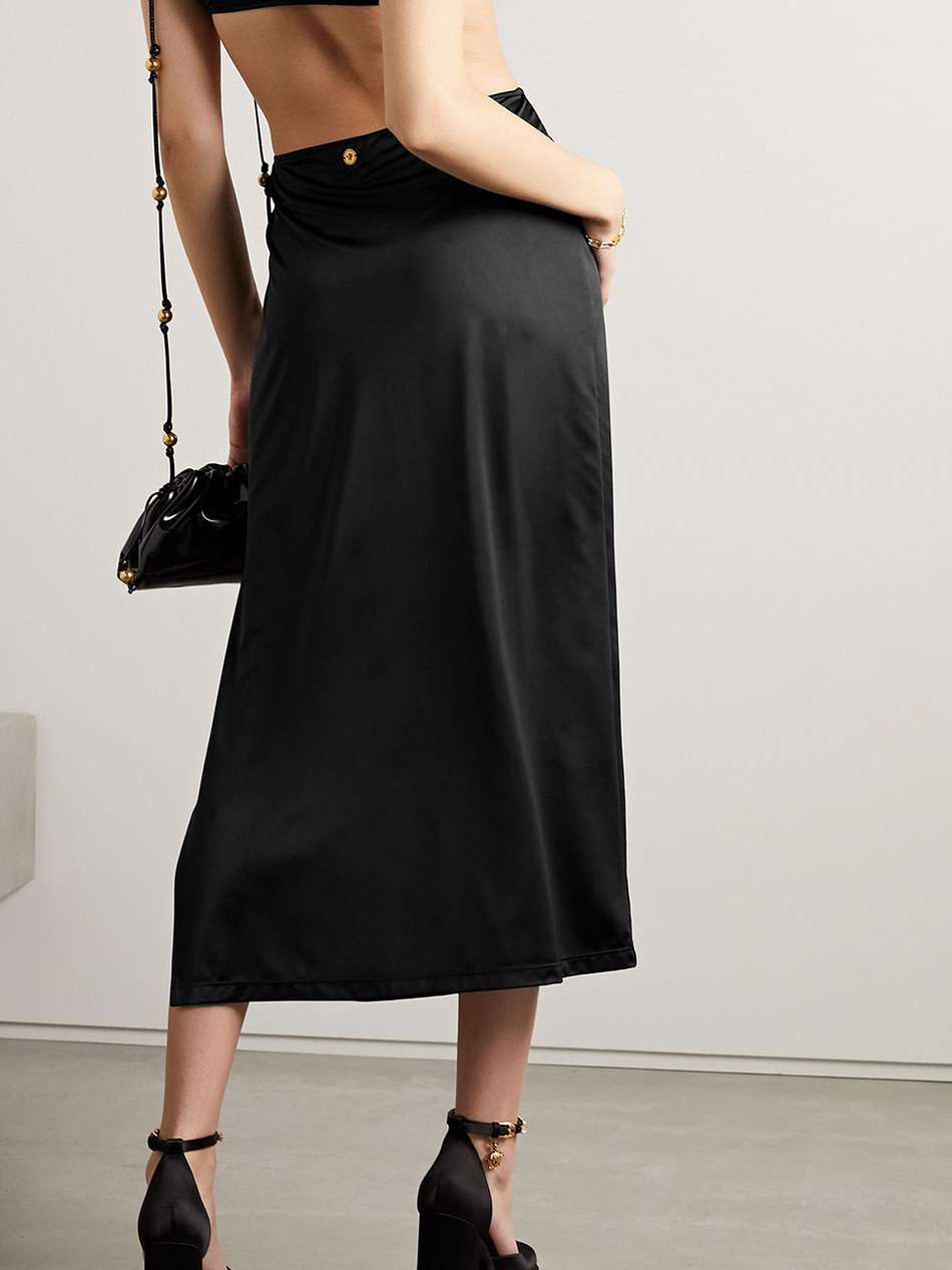belize cutout one-shoulder stretch-jersey midi dress