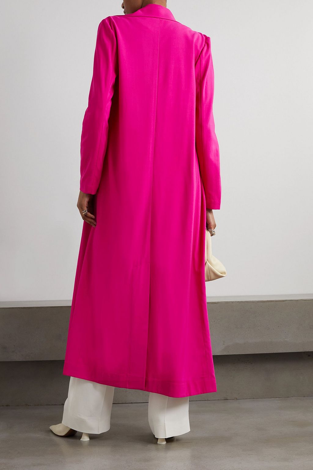 BOUGUESSA Laura woven trench coat