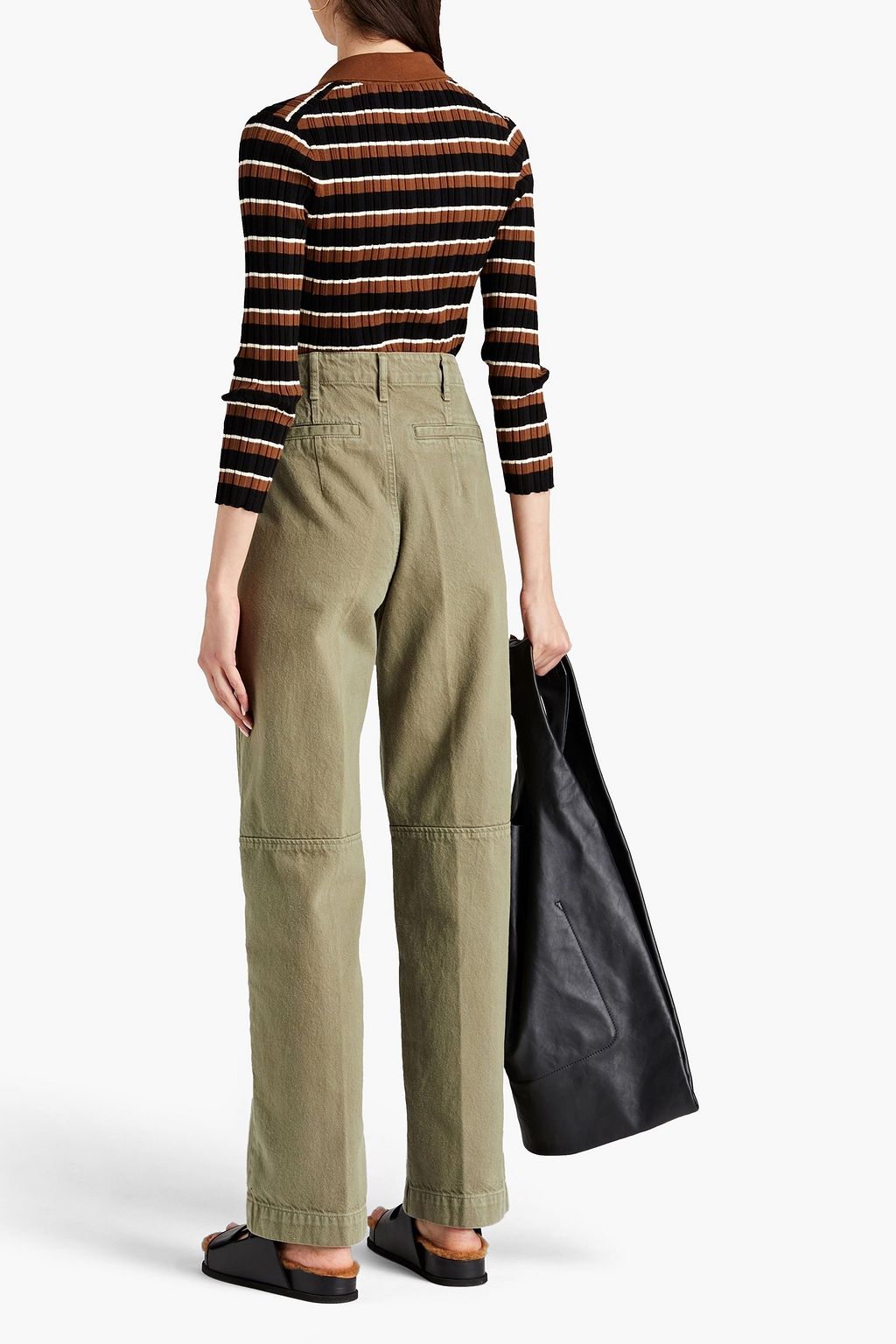 FRAME Hoch sitzende Jeans mit geradem Bein