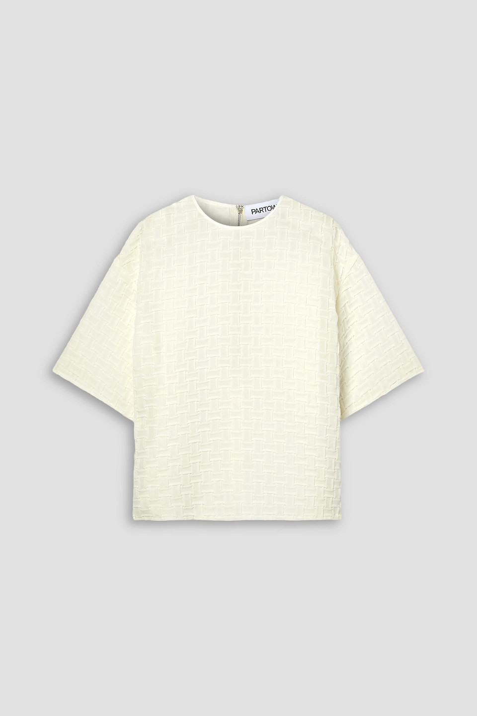 Seraphine tulle-cloqué top