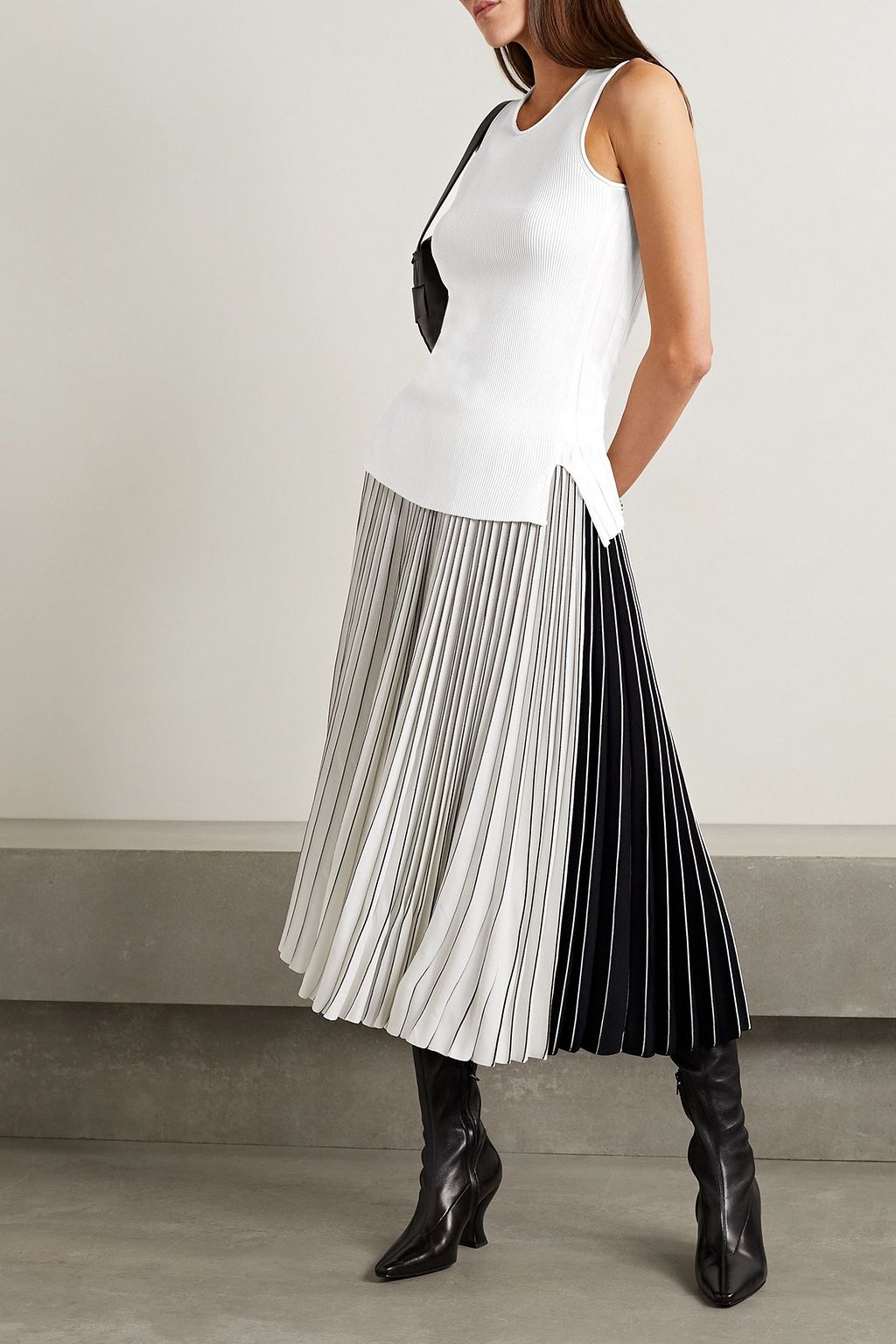 PARTOW Vera ribbed-knit tank