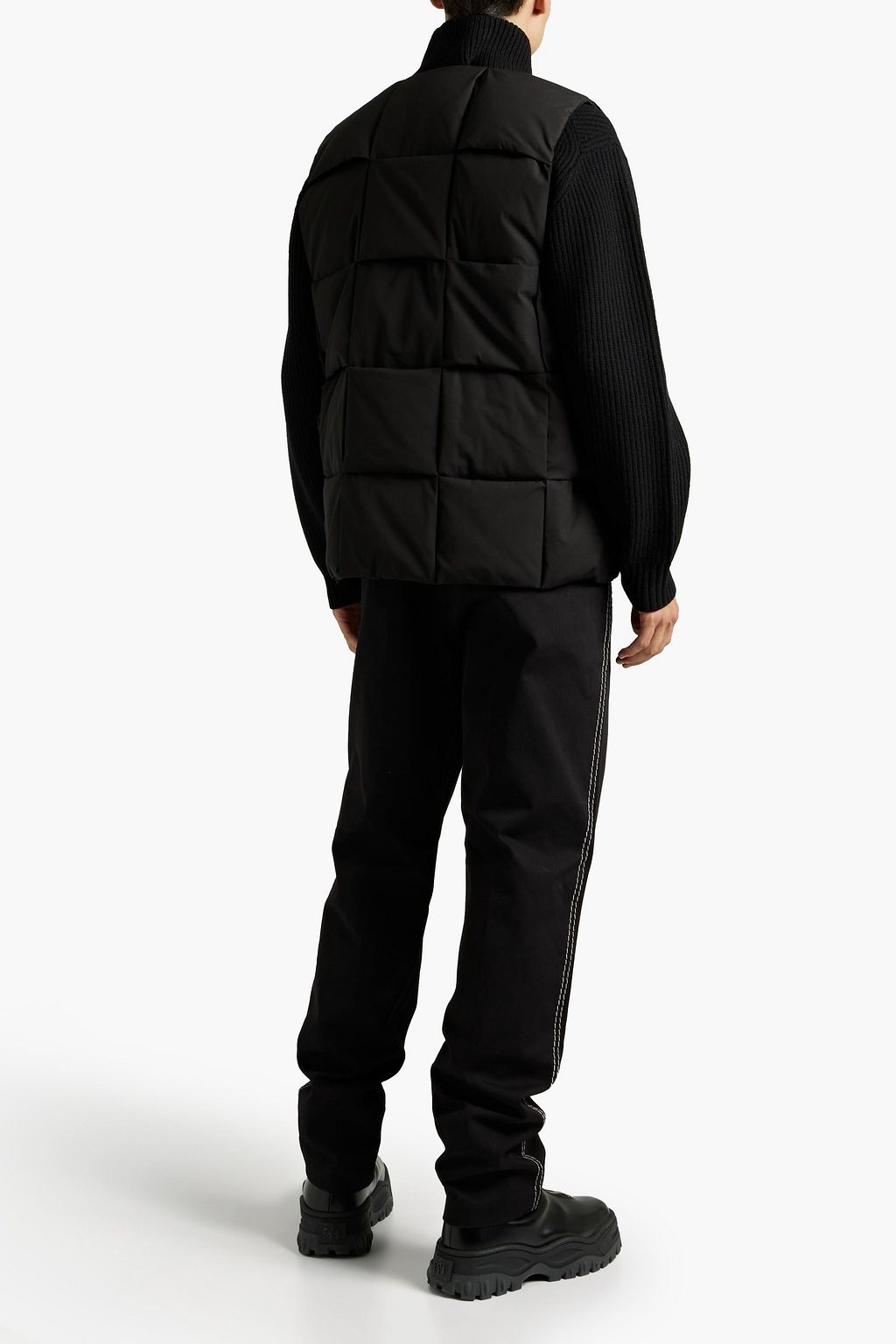 BOTTEGA VENETA Quilted cotton-blend shell down vest