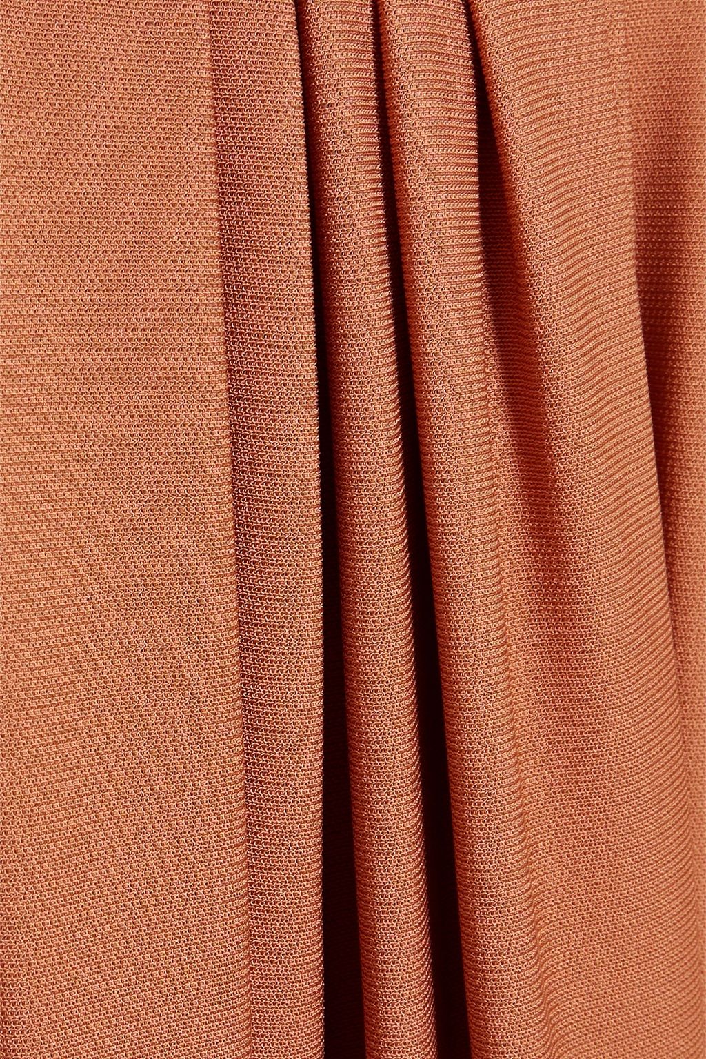 VICTORIA BECKHAM Layered pleated jersey midi dress