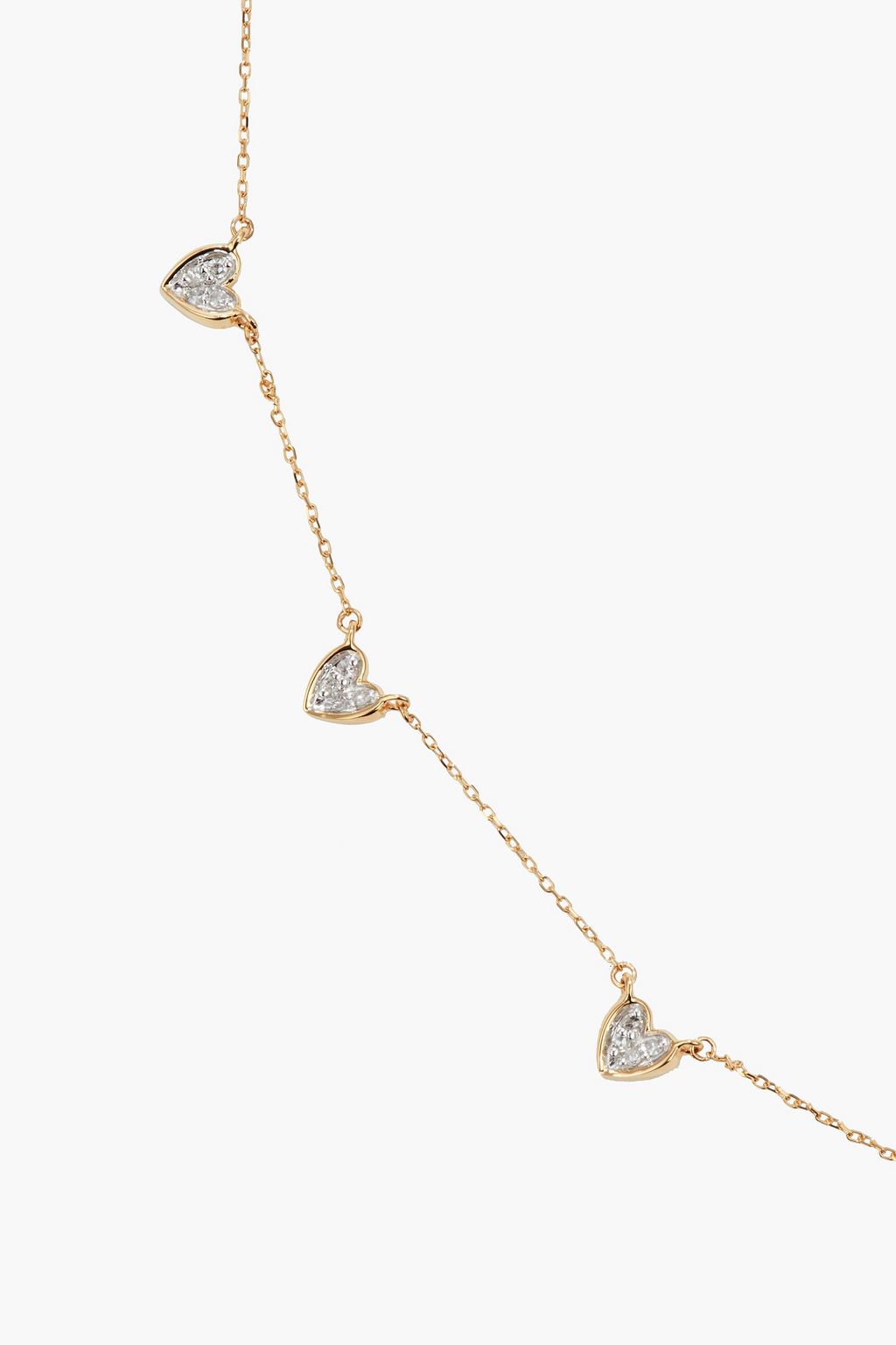 ADINA REYTER 14-karat gold diamond necklace