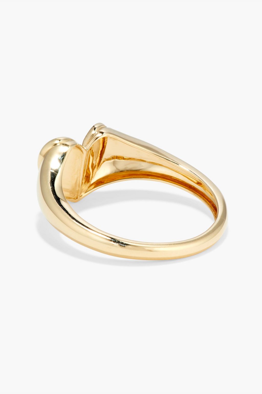 ADINA REYTER 14-karat gold, diamond and enamel ring