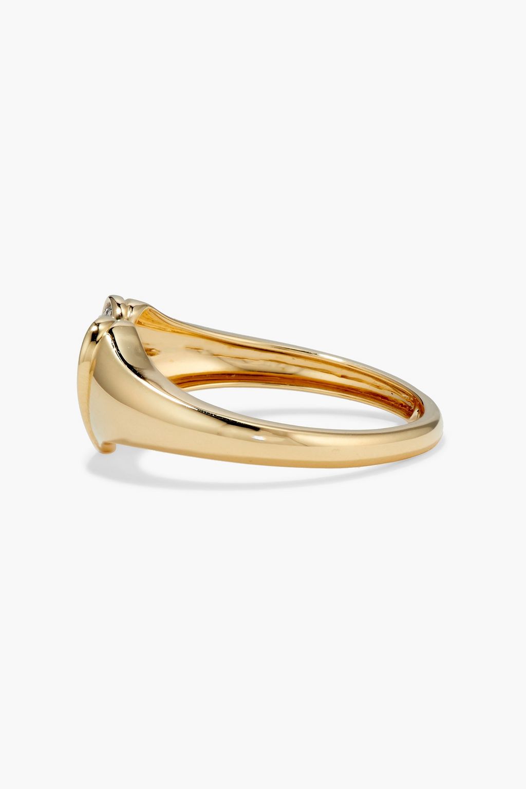ADINA REYTER 14-karat gold, diamond and enamel ring