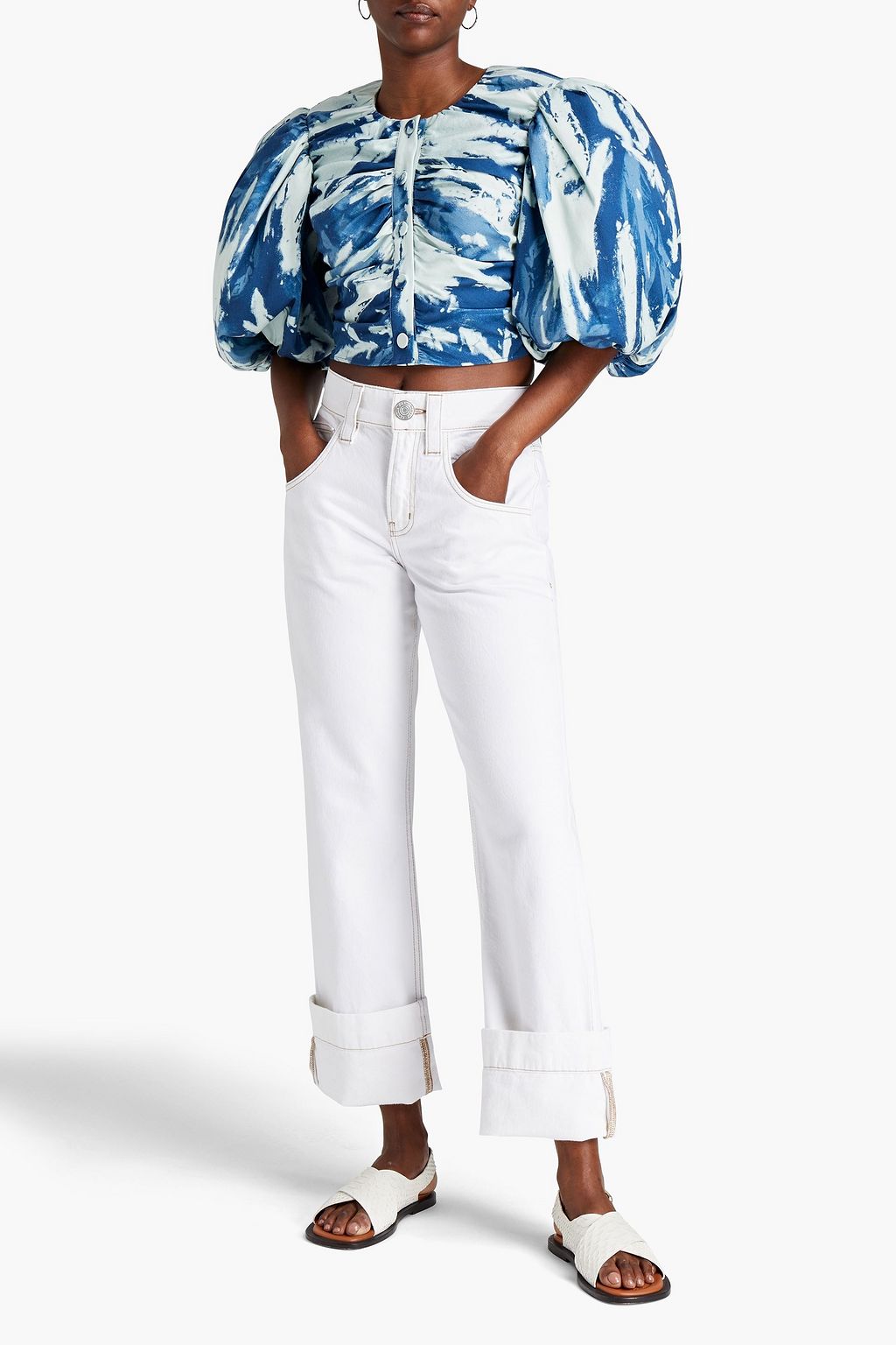 FRAME Mid-rise straight-leg jeans