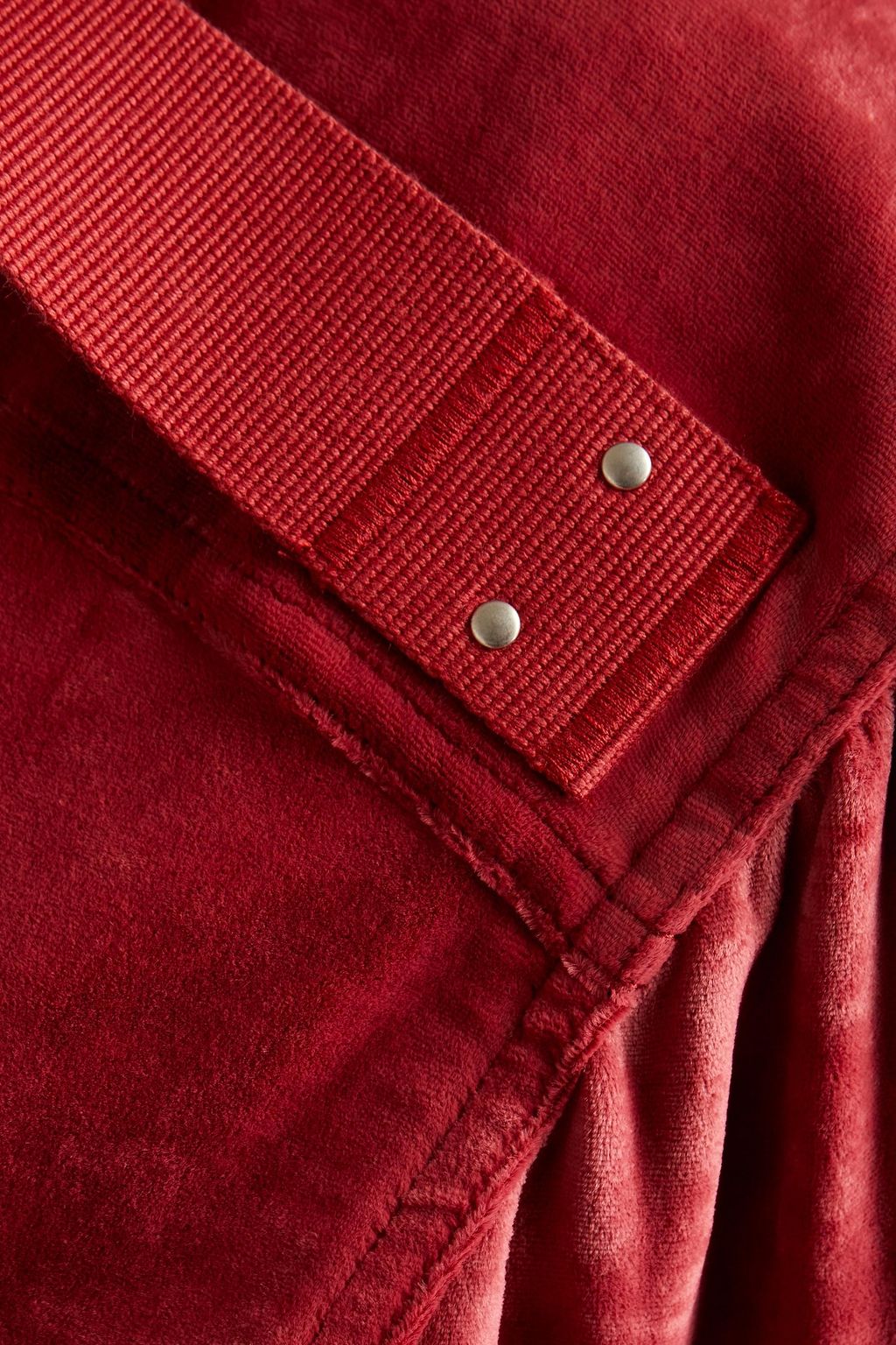 RICK OWENS Velvet shirt