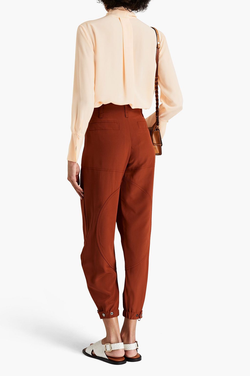 CHLOÉ Pussy-bow silk crepe de chine blouse