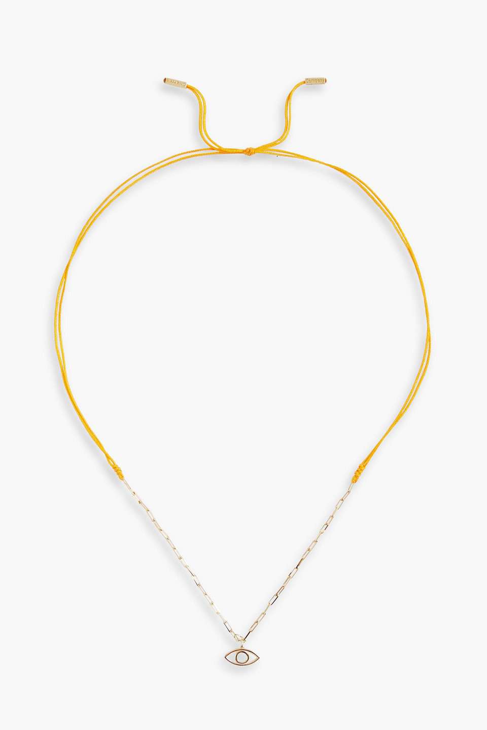 Charms Company 14-karat Gold And Cord Necklace