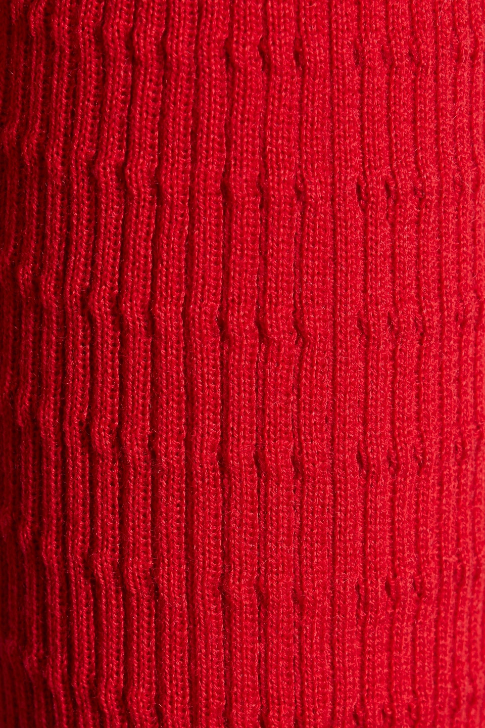 VICTORIA BECKHAM CUTOUT POINTELLE-KNIT WOOL SWEATER 3074457345632508017