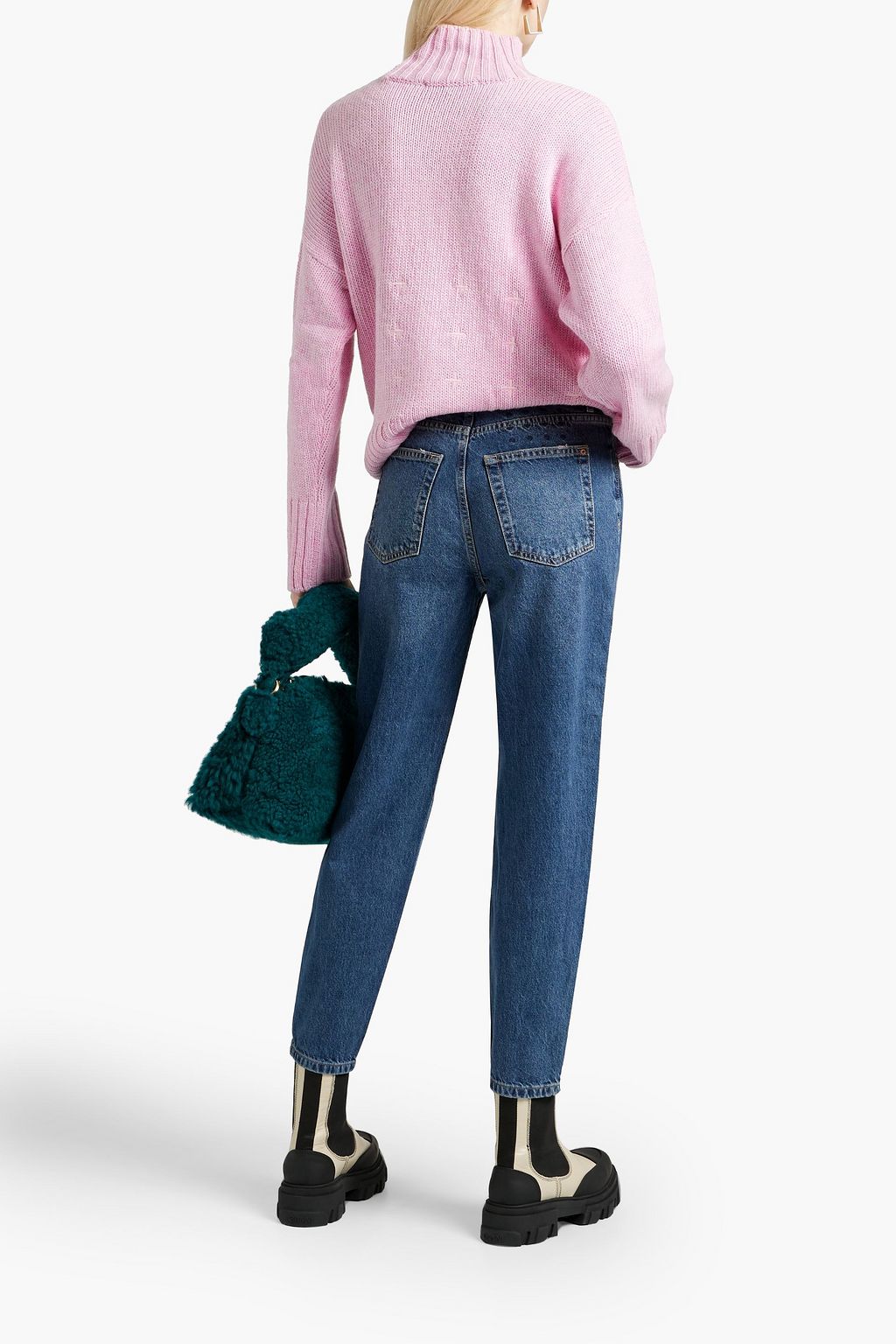 KSUBI Knitted turtleneck sweater
