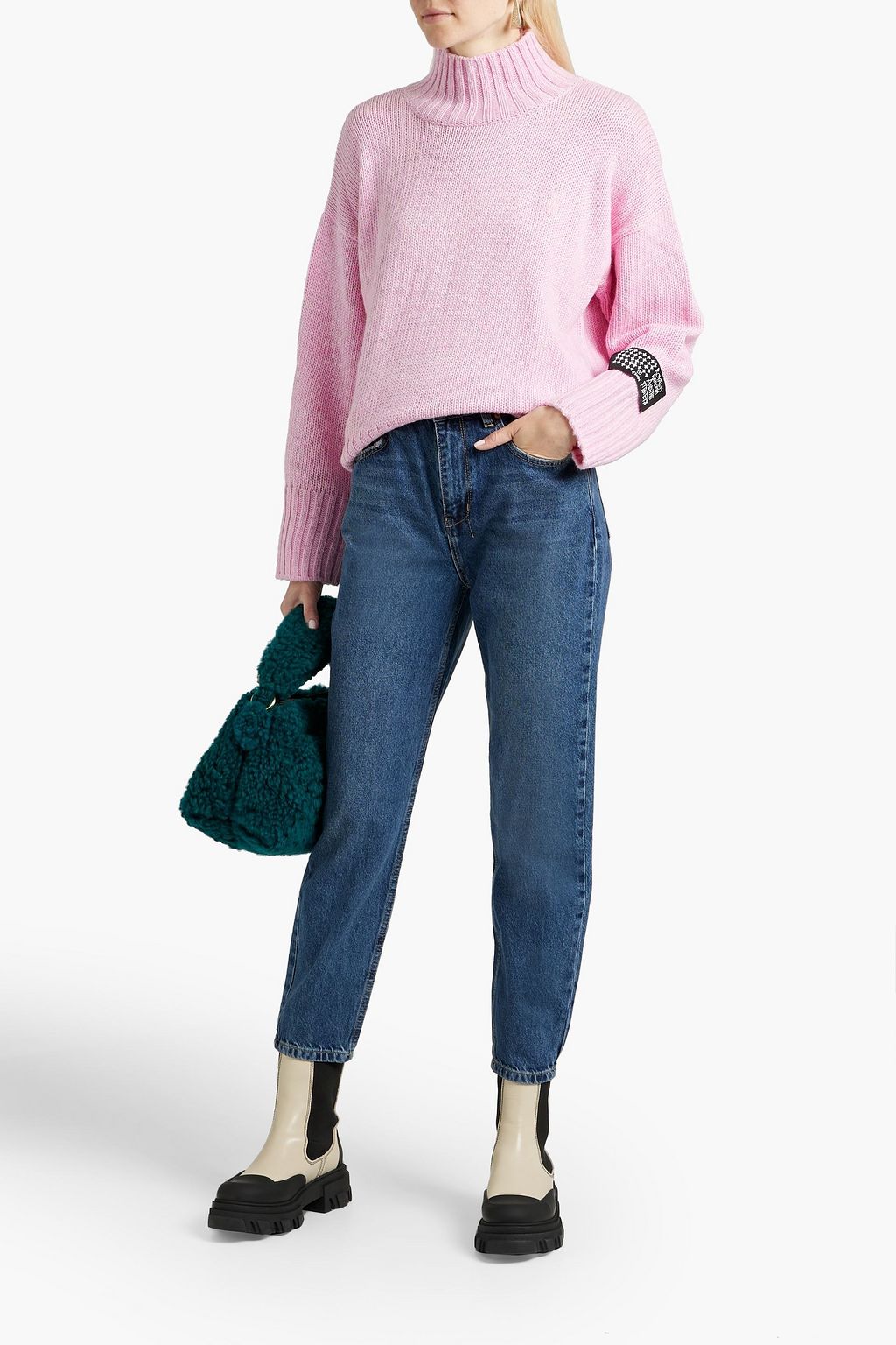 KSUBI Knitted turtleneck sweater
