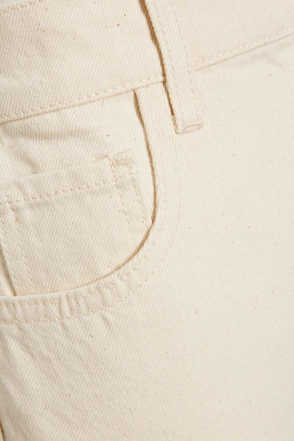 TRIARCHY High-rise straight-leg jeans