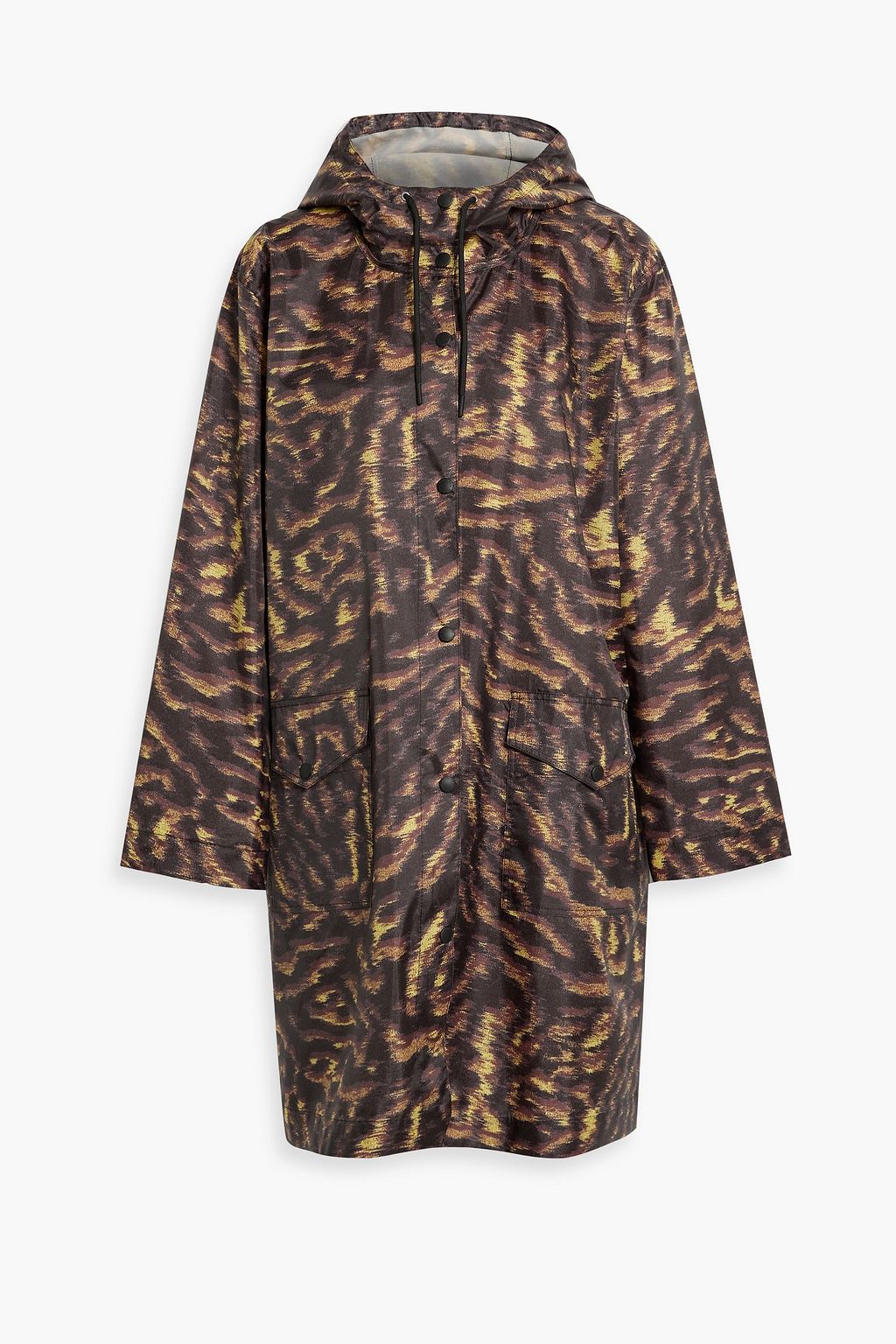 Paul Smith Printed Shell Hooded Raincoat