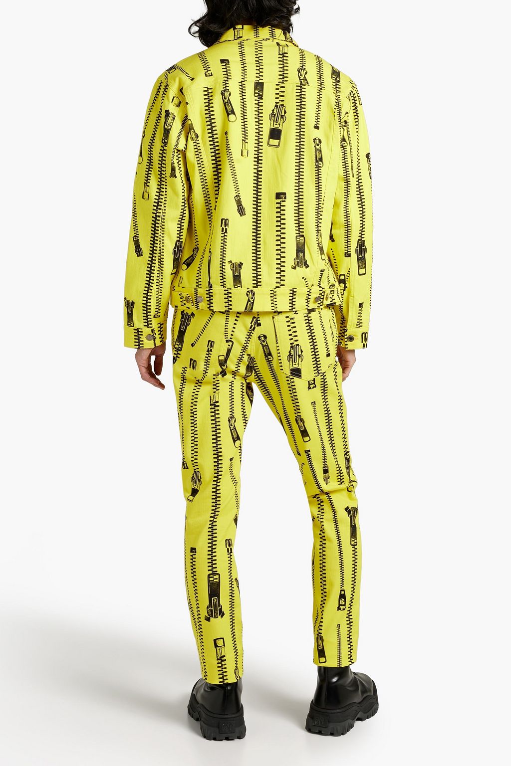 MOSCHINO Printed denim jacket