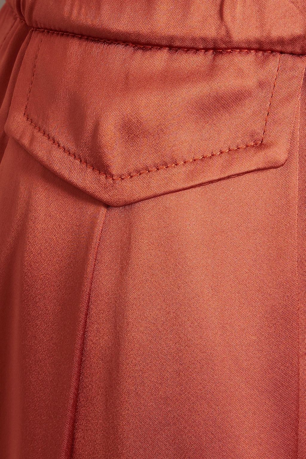 FABIANA FILIPPI Pleated charmeuse tapered pants