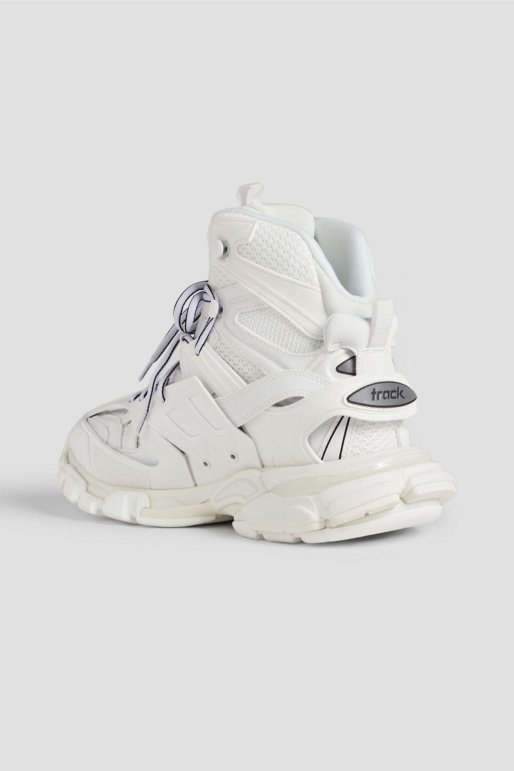 BALENCIAGA Track Hike mesh and rubber high-top sneakers