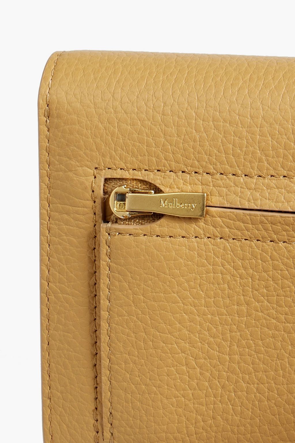 MULBERRY Pebbled-leather continental wallet