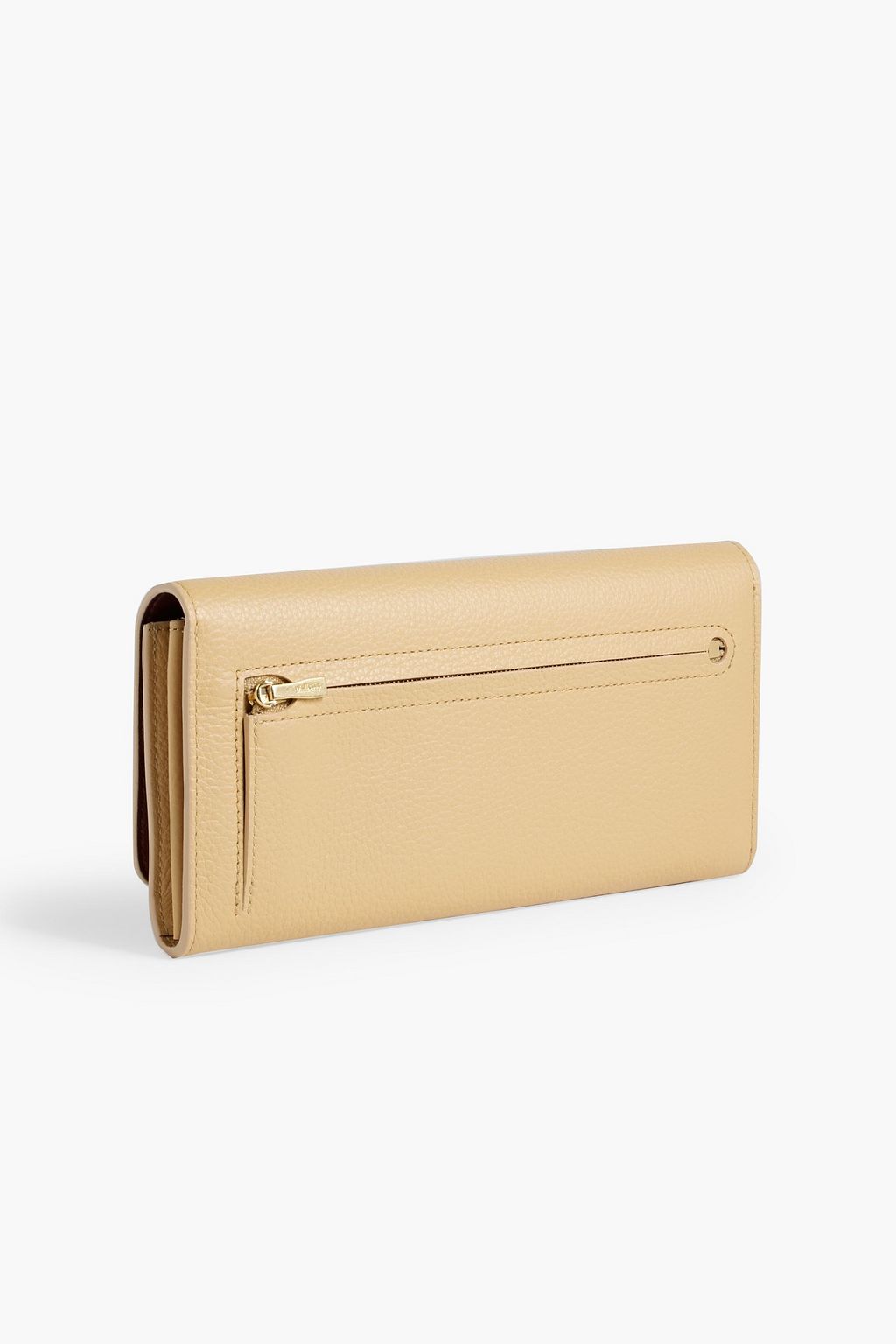 MULBERRY Pebbled-leather continental wallet
