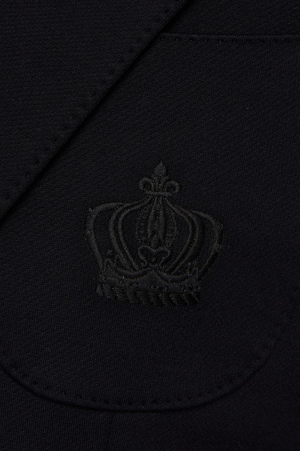 DOLCE & GABBANA Embroidered cotton-blend blazer