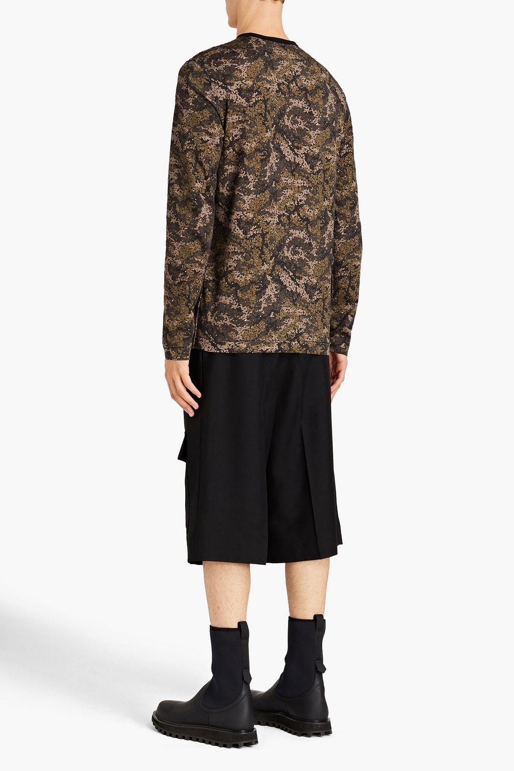 DOLCE&GABBANA Printed cotton-jersey T-shirt