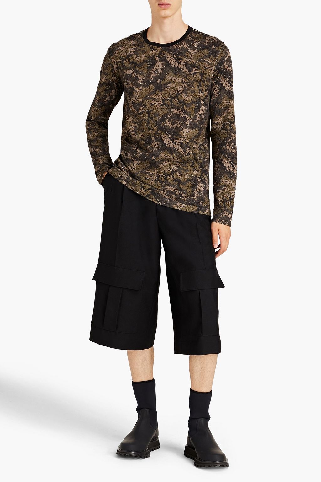 DOLCE&GABBANA Printed cotton-jersey T-shirt