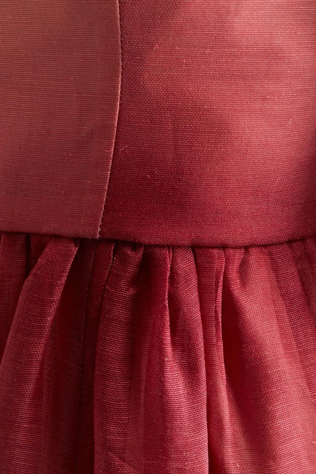 ZIMMERMANN Postcard trägerloses Maxikleid aus einer Seiden-Leinenmischung mit Farbverlauf