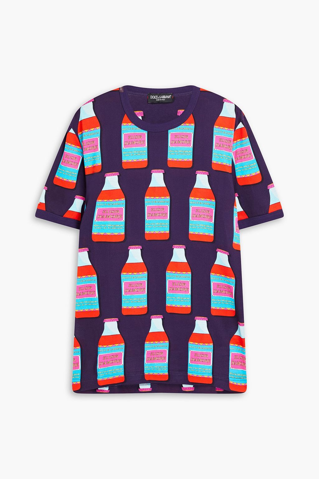 DOLCE GABBANA Printed cotton jersey T shirt THE OUTNET