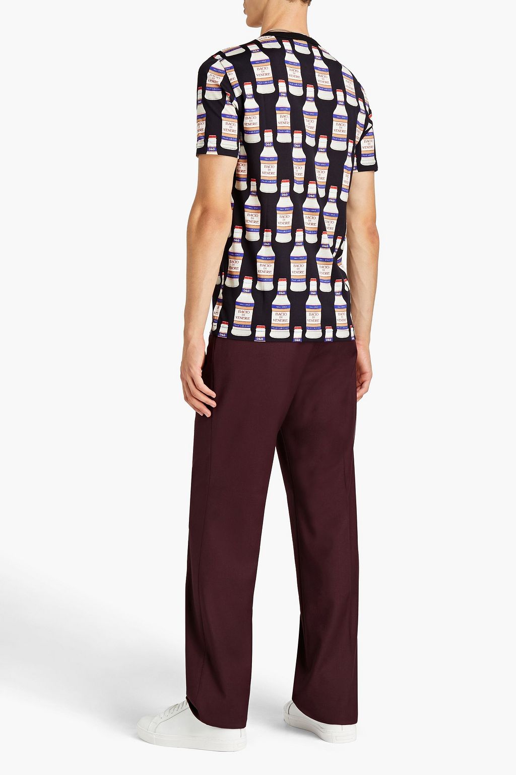 DOLCE&GABBANA Printed cotton-jersey T-shirt