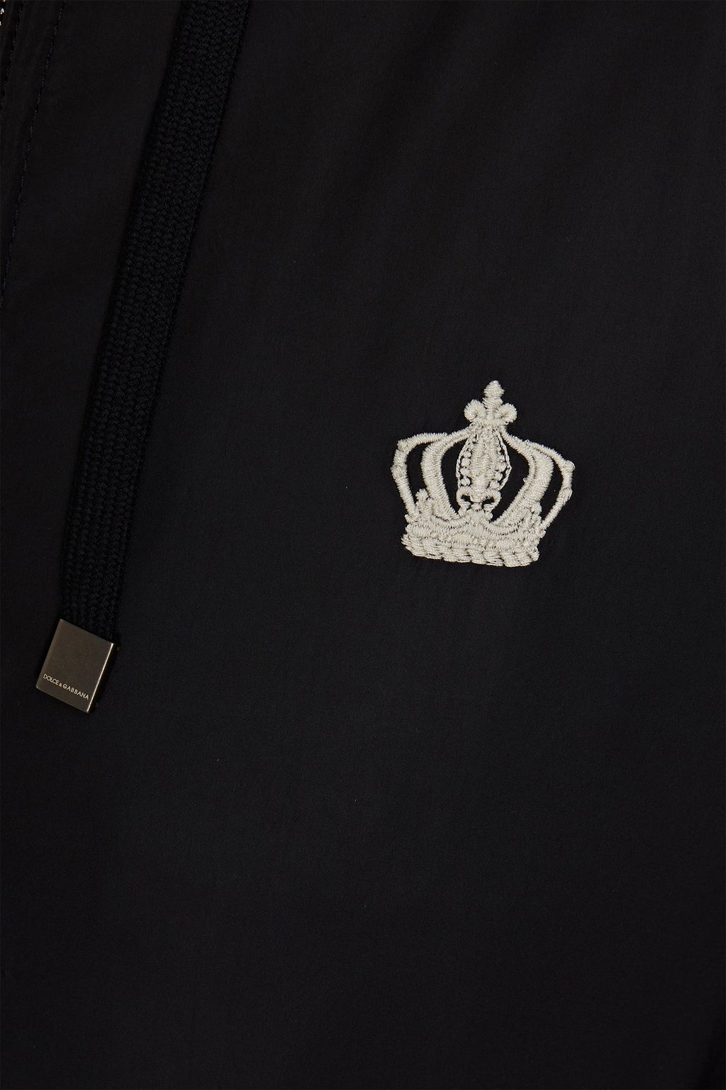 DOLCE & GABBANA Embroidered shell hooded jacket