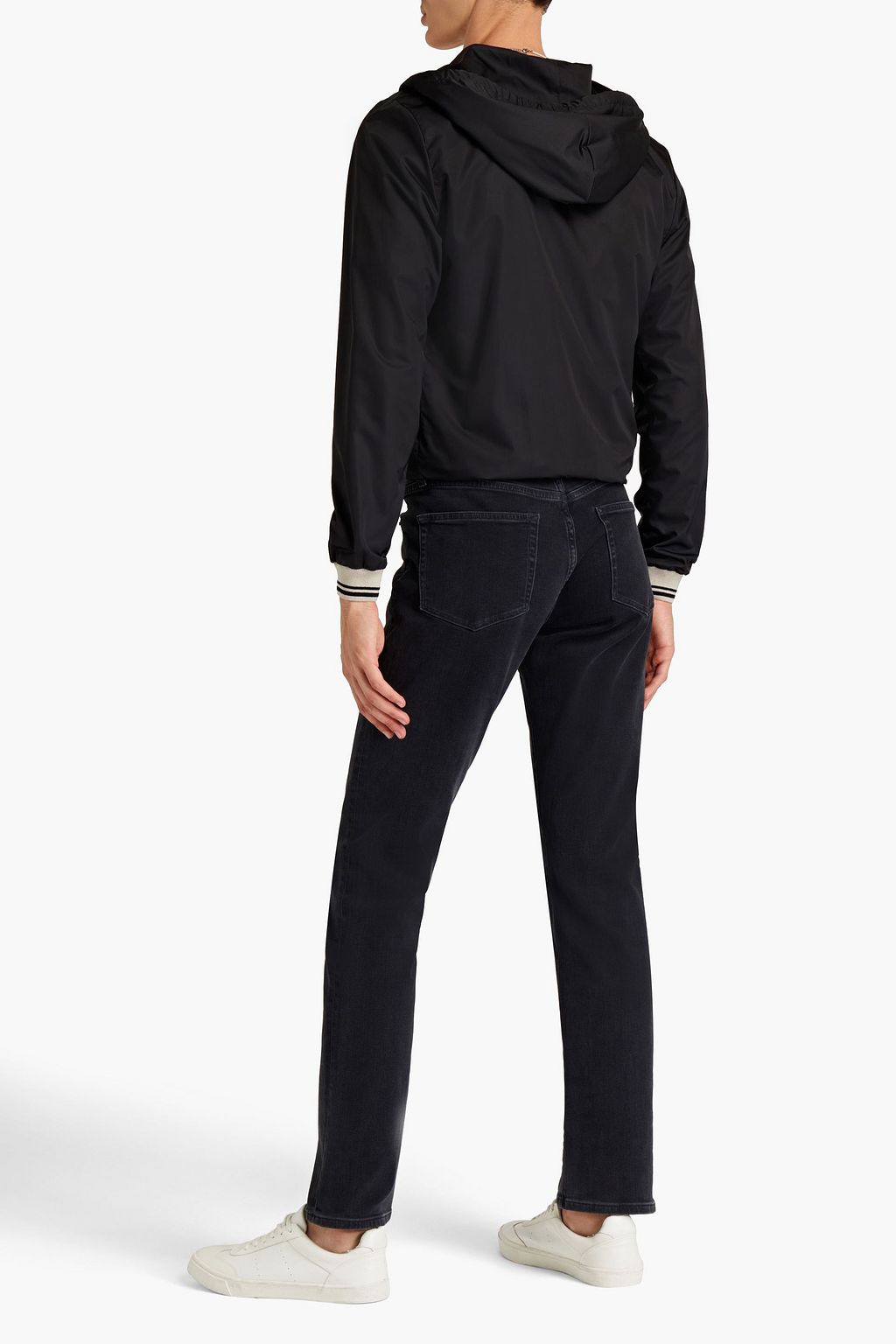 DOLCE & GABBANA Embroidered shell hooded jacket