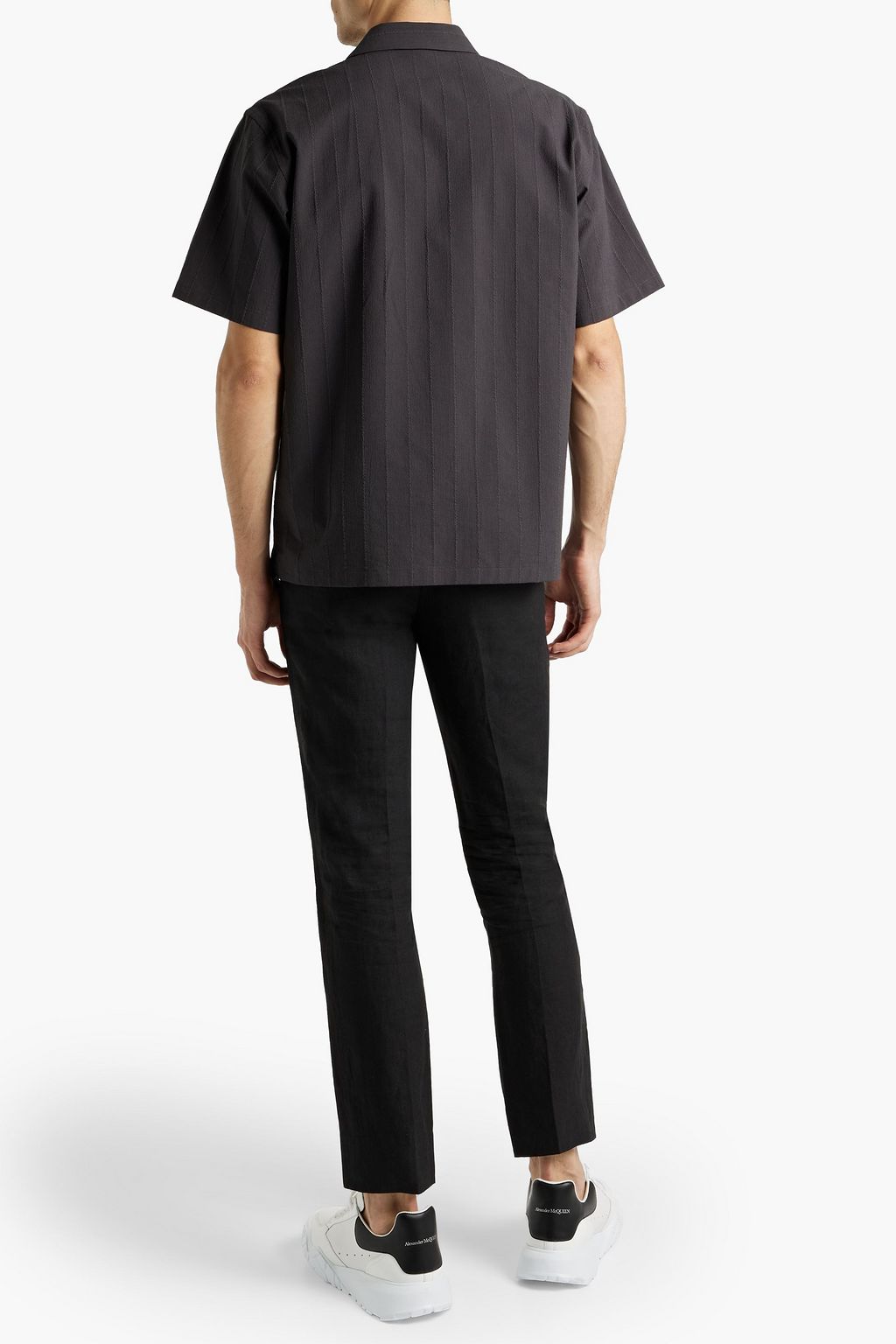 DOLCE & GABBANA Slim-fit linen pants