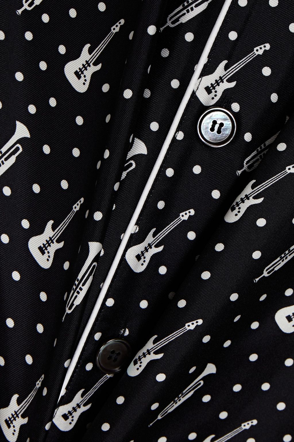 DOLCE & GABBANA Printed silk-twill shirt