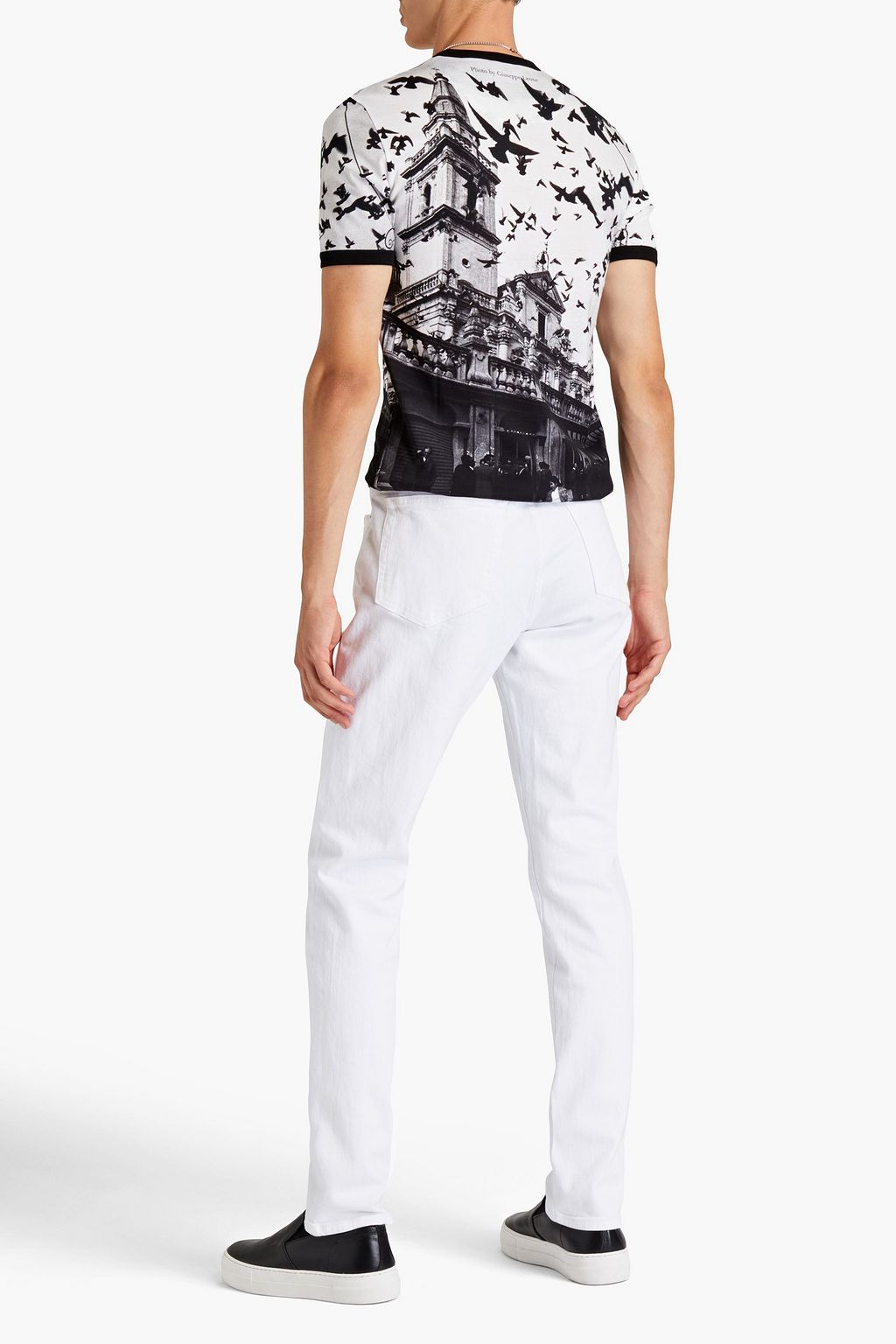 DOLCE & GABBANA Printed cotton-jersey T-shirt
