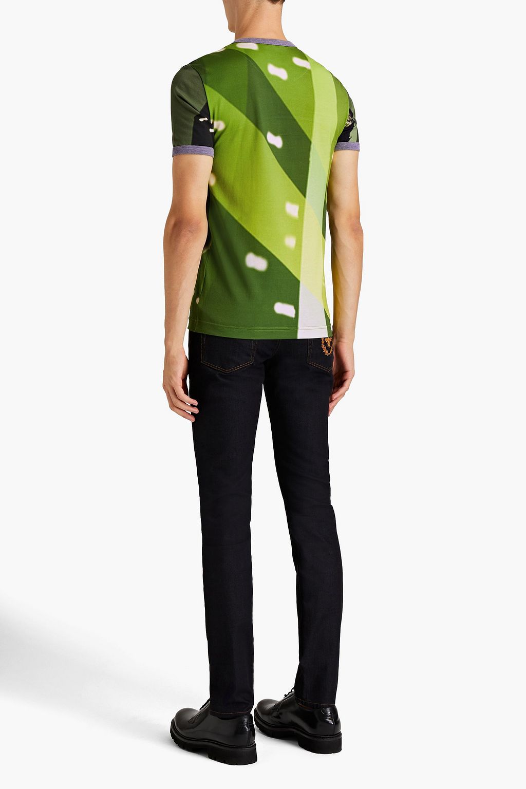 DOLCE & GABBANA Printed cotton-jersey T-shirt