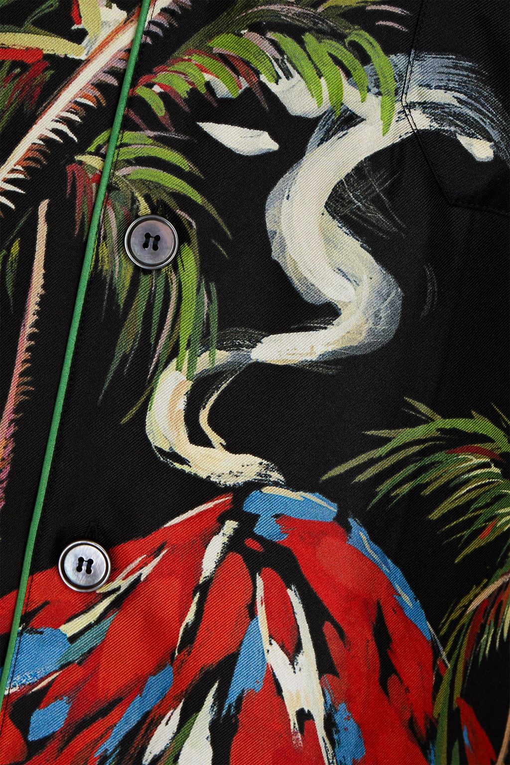 DOLCE & GABBANA Printed silk-twill shirt