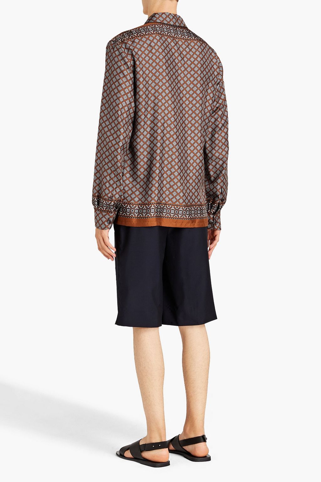 DOLCE & GABBANA Printed silk-twill shirt