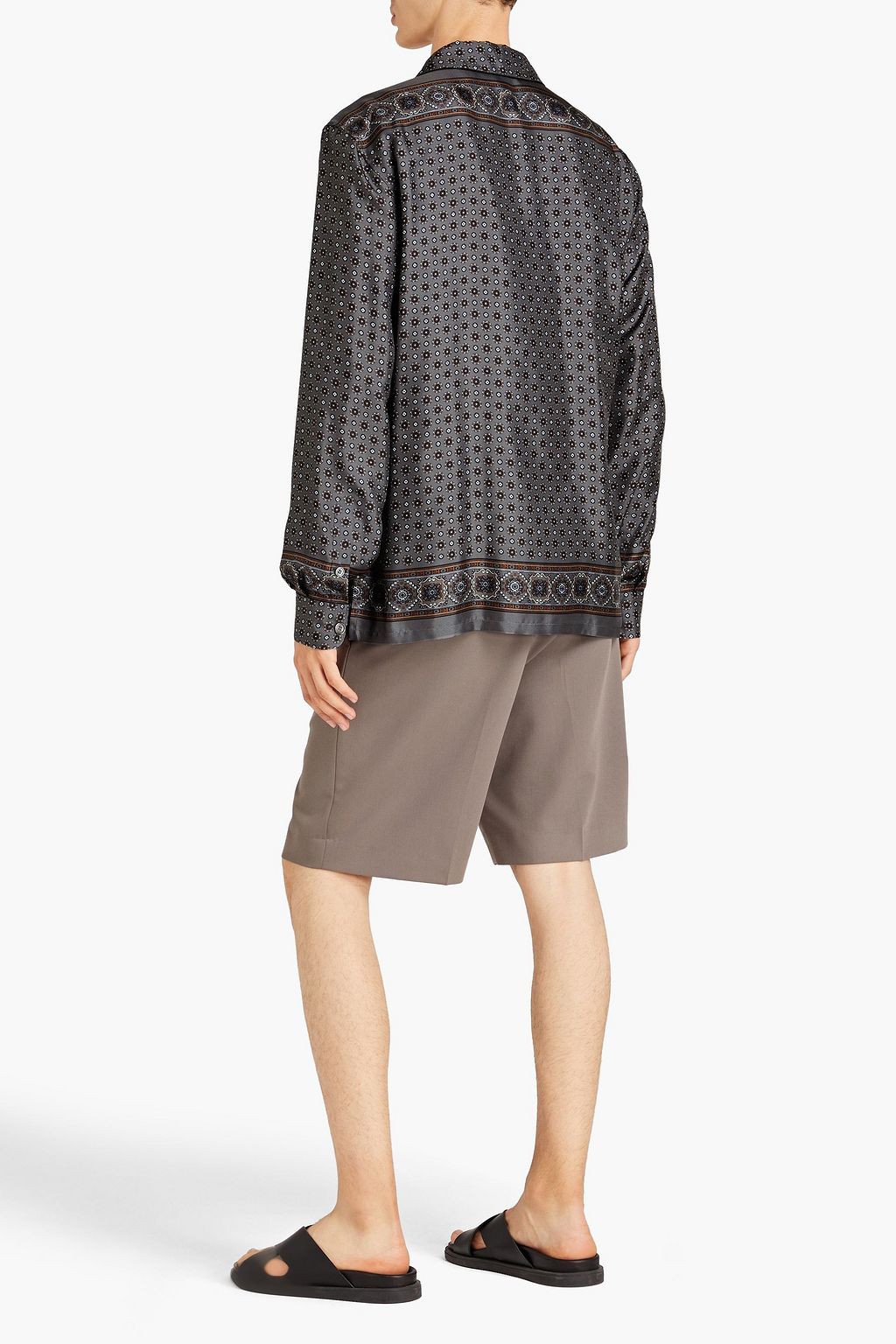 DOLCE & GABBANA Printed silk-twill shirt