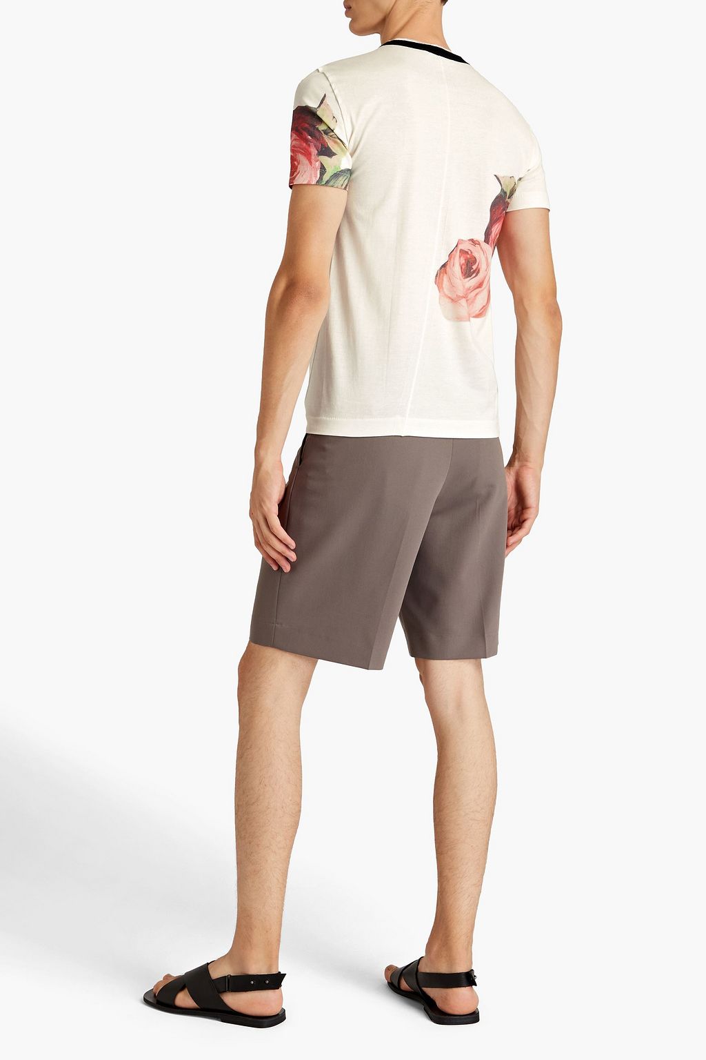 DOLCE&GABBANA Printed cotton-jersey T-shirt