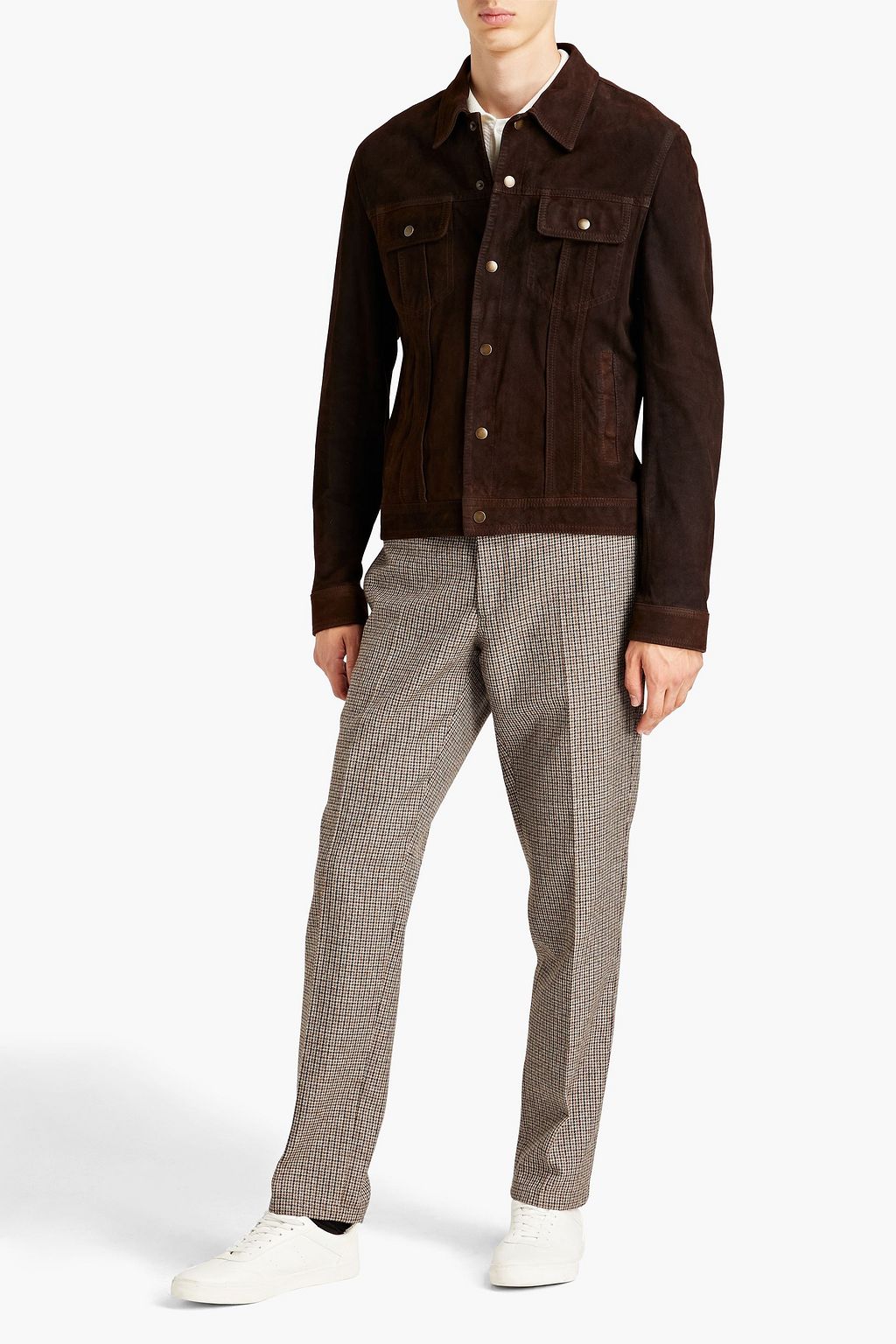 DOLCE & GABBANA Suede overshirt
