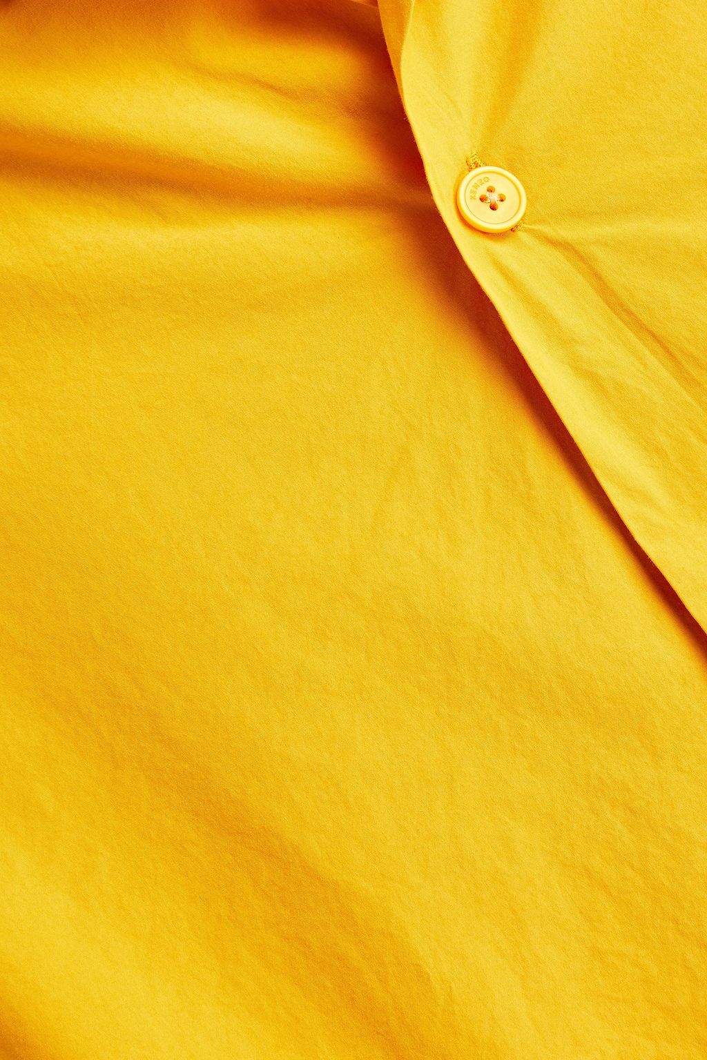 KENZO Oversized logo-embroidered cotton-poplin shirt