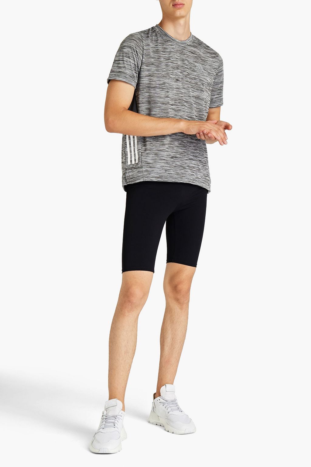 ADIDAS Meliertes T-Shirt aus Jersey