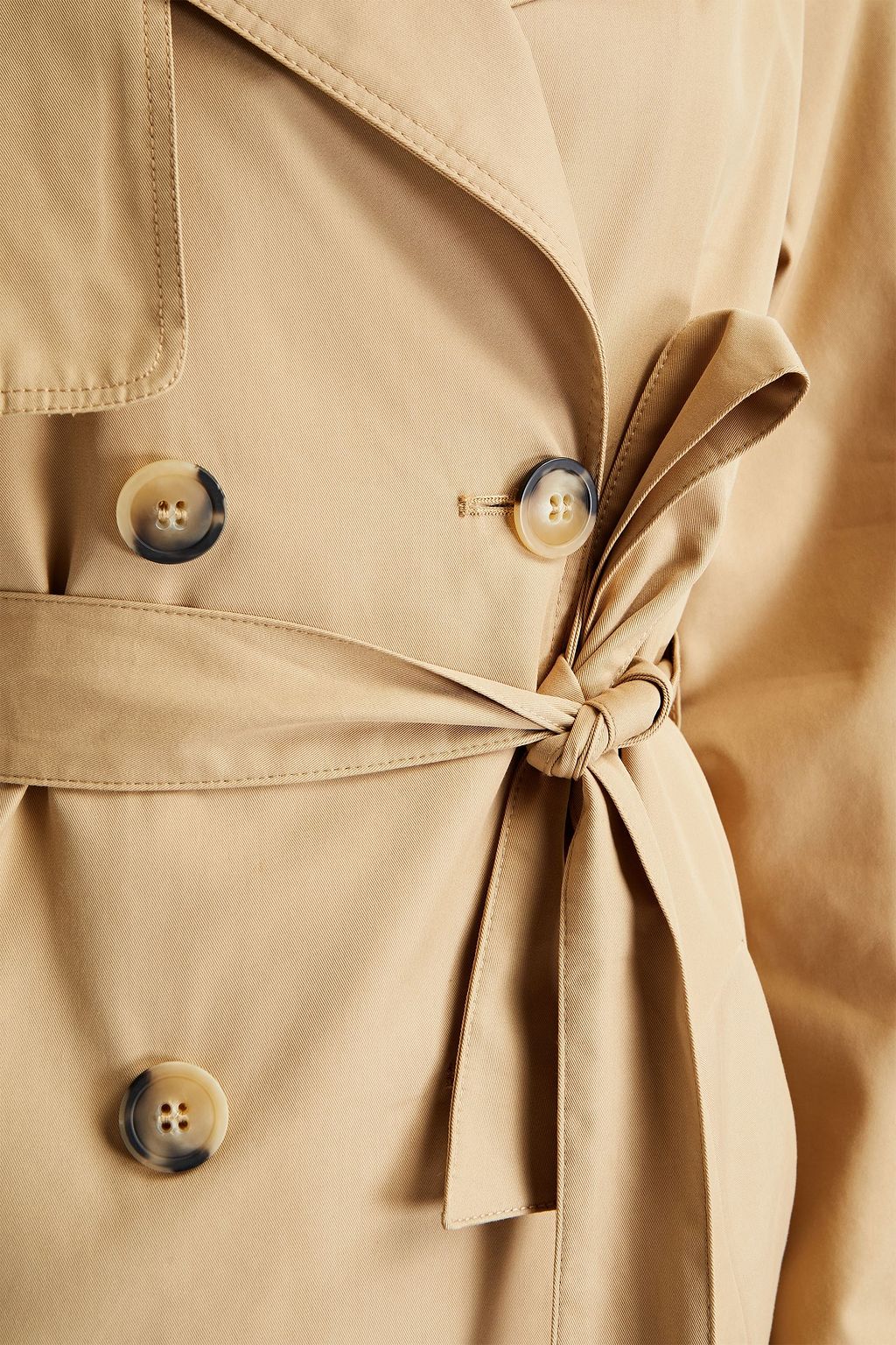 CLAUDIE PIERLOT Cotton-blend gabardine trench coat