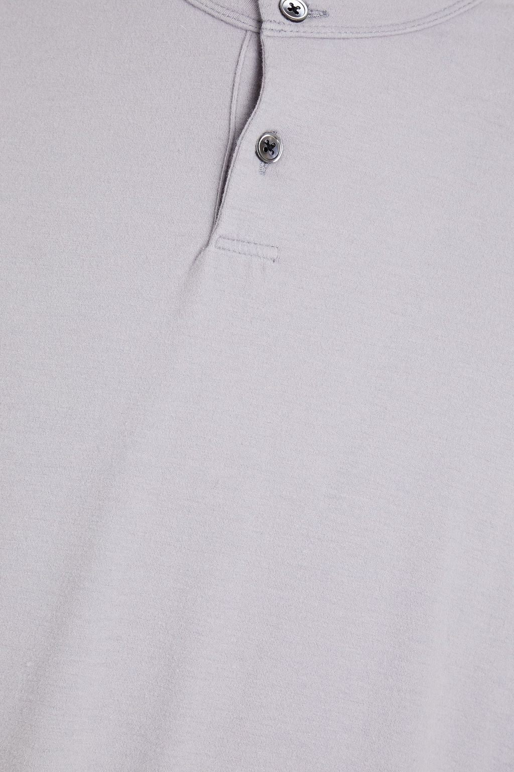 JAMES PERSE Cotton-blend Henley T-shirt