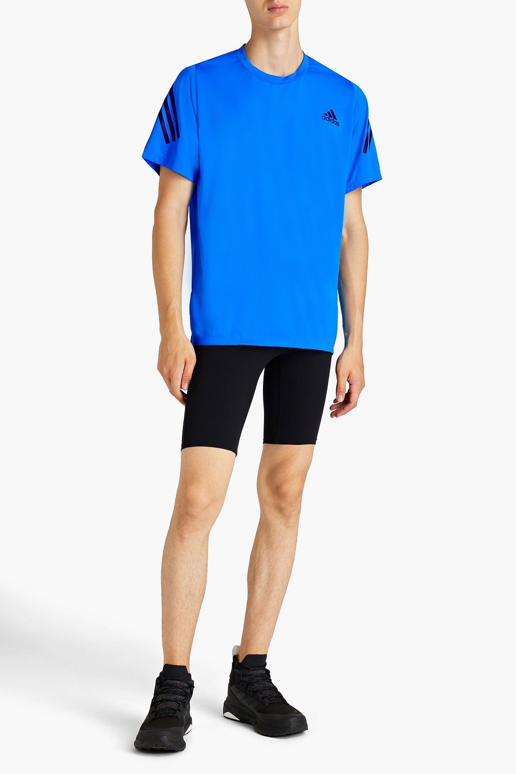ADIDAS Bedrucktes T-Shirt aus Jersey mit Mesh-Einsatz