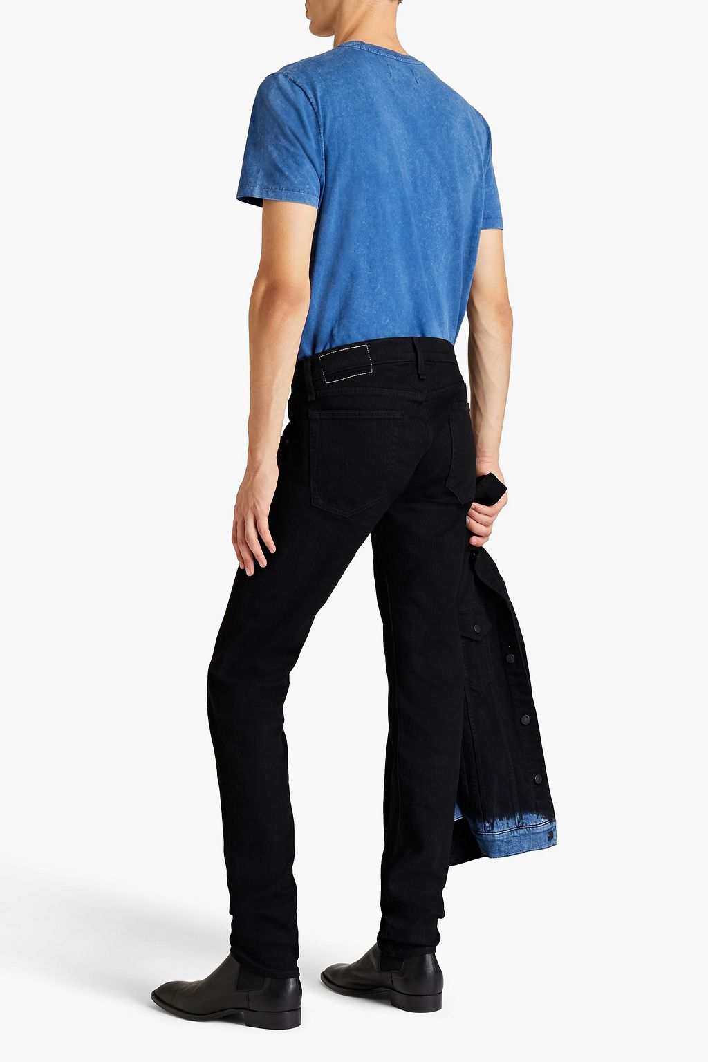 7 FOR ALL MANKIND Bleached cotton-jersey T-shirt