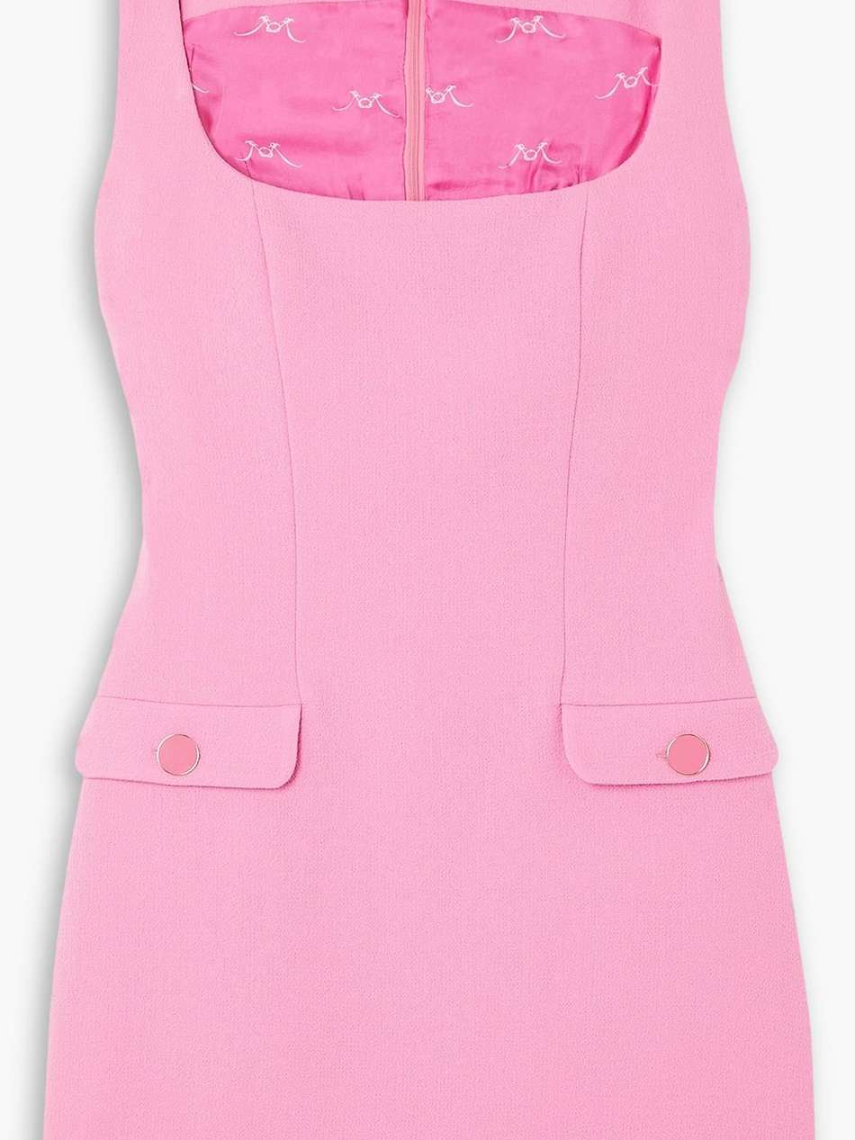 wool-crepe mini dress