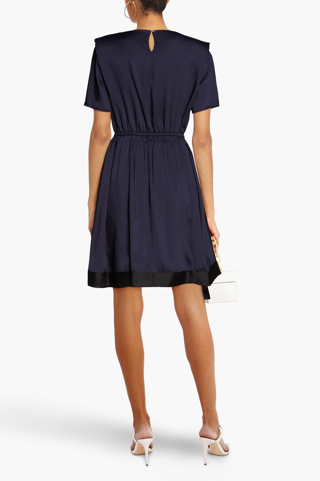 CLAUDIE PIERLOT Asymmetric twill mini dress