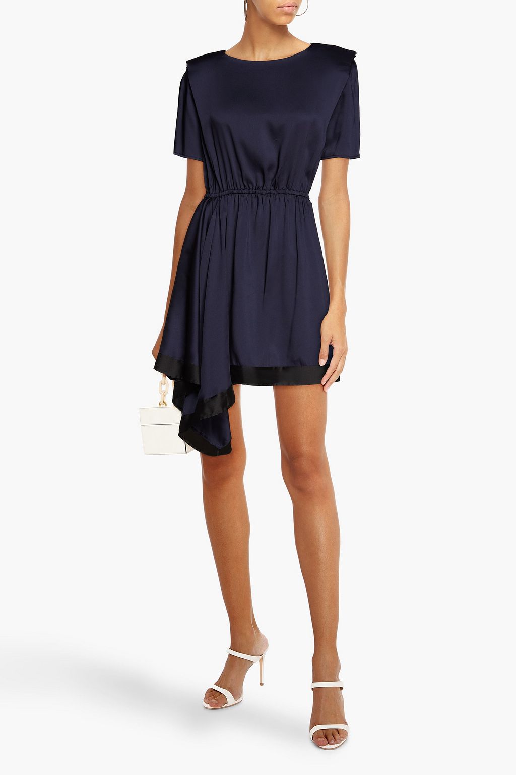 CLAUDIE PIERLOT Asymmetric twill mini dress